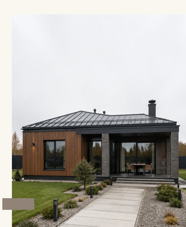 Одноэтажный дом 10 на 9 в Костомукше по цене от 35707 р. | А3дПро-Ктм